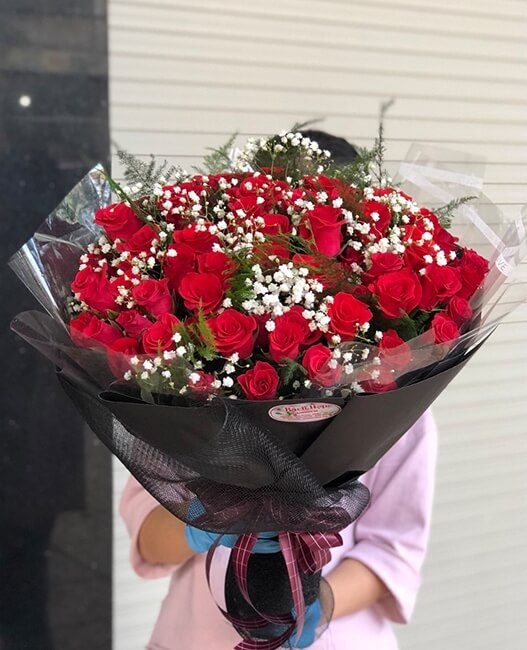 Mẫu hoa tươi bó - HTB001