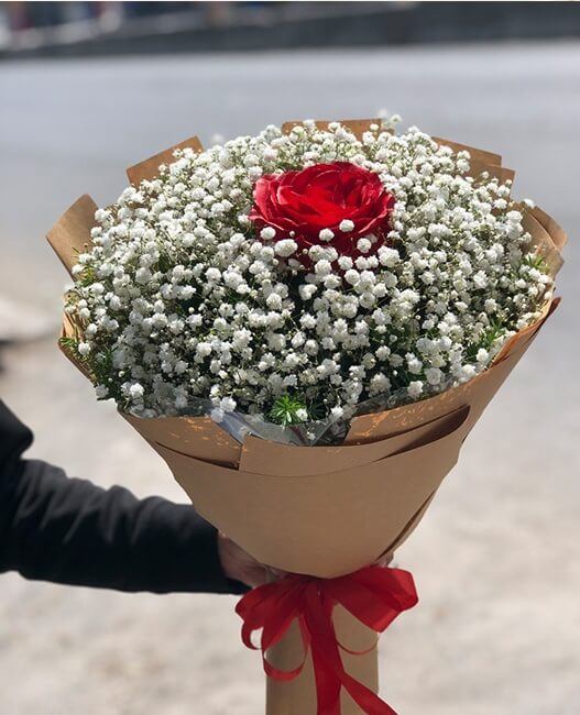 Mẫu hoa tươi bó - HTB004