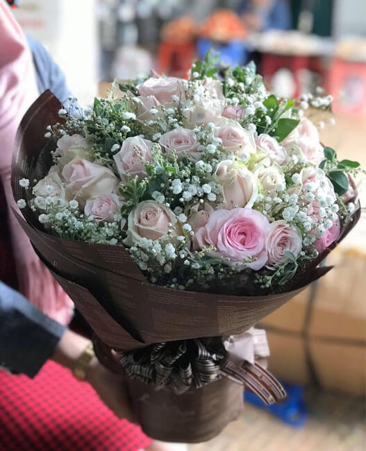 Mẫu hoa tươi bó - HTB005