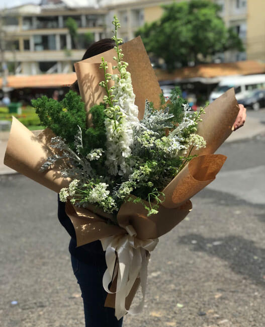 Mẫu hoa tươi bó - HTB007