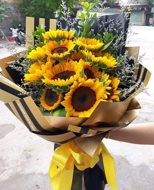 Mẫu hoa tươi bó - HTB016