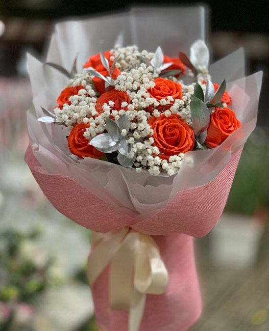 Mẫu hoa tươi bó - HTB020