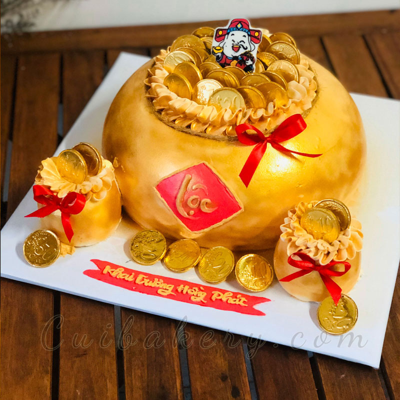 Mẫu bánh thần tài - khai trương