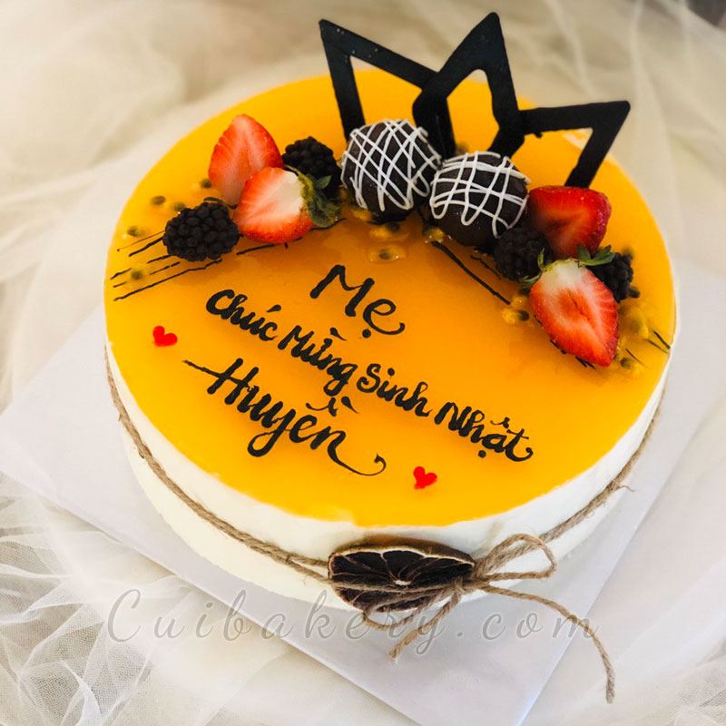 Mẫu Bánh Mousse Chanh Dây - MCD023