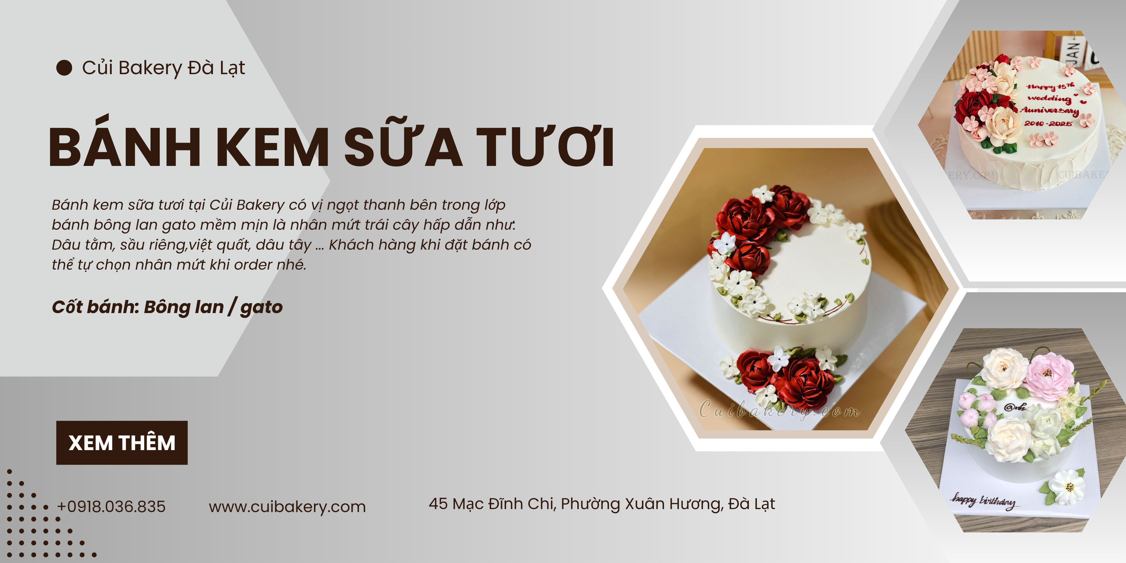 Bánh kem sữa tươi