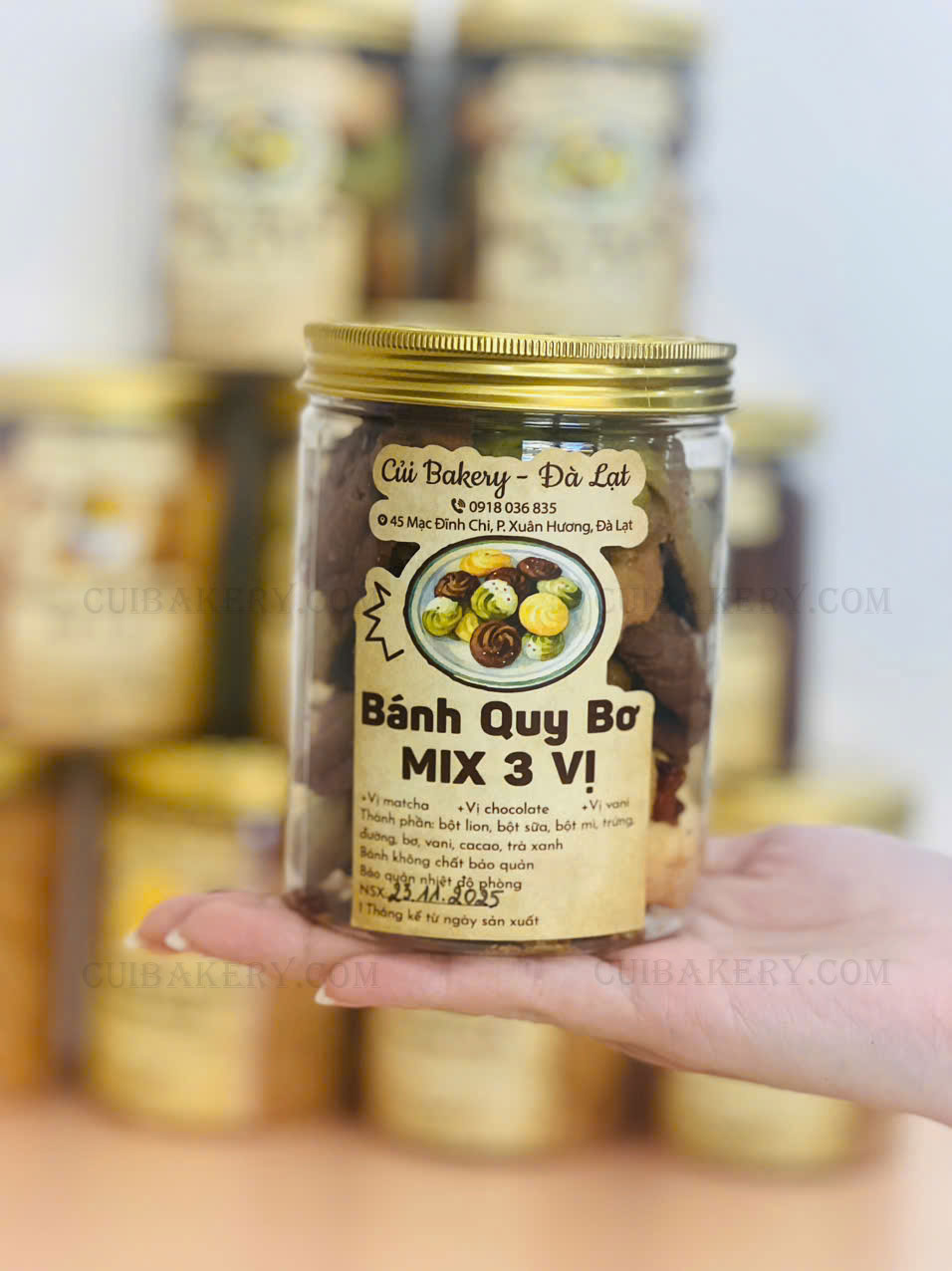 Bánh Quy Bơ Mix 3 Vị