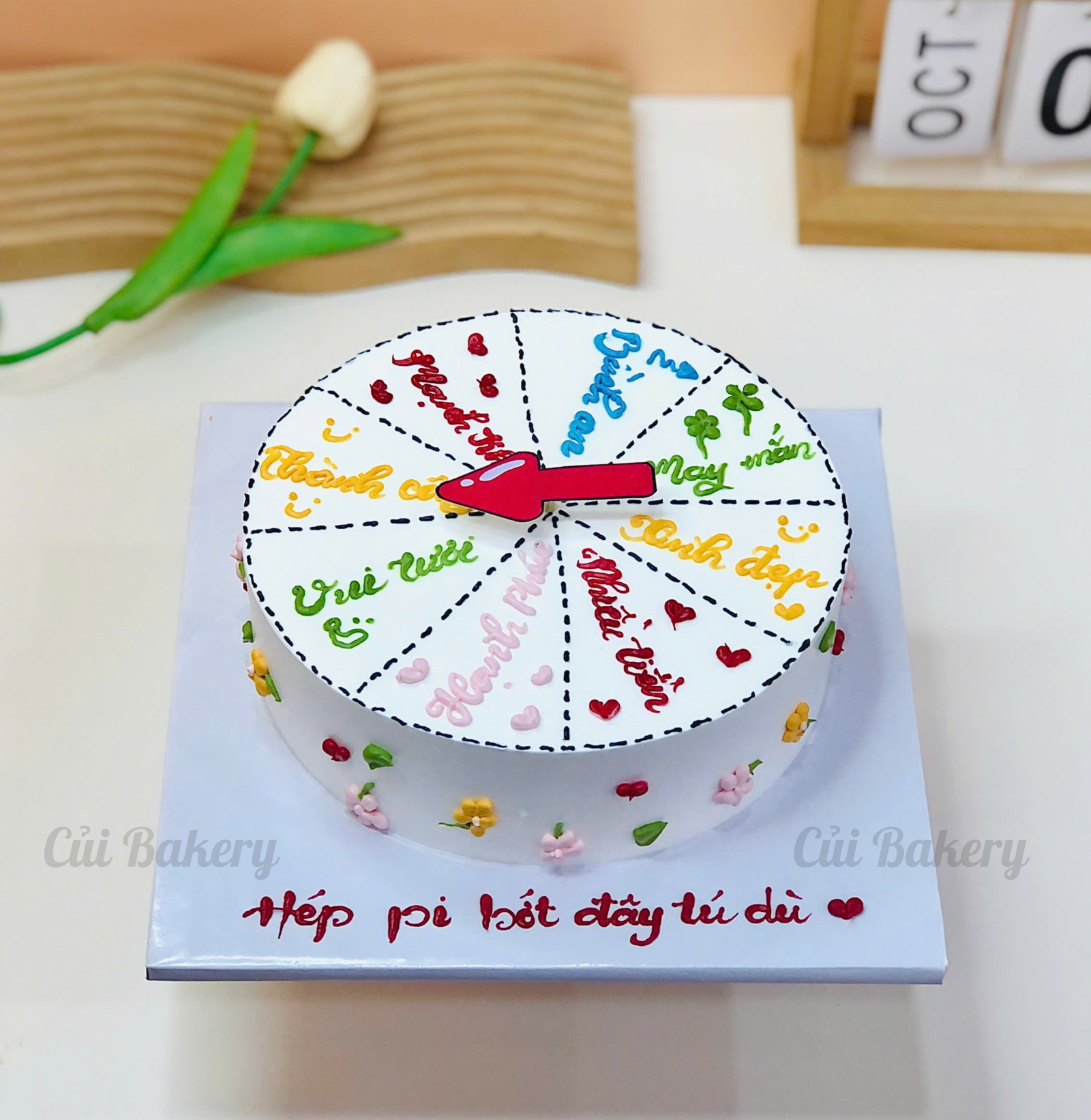 Chiếc bánh ngộ nghĩnh nhưng lại mang ý nghĩa sâu sắc dành tặng những người phụ nữ.